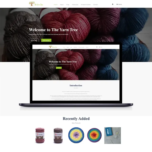 Yarn Tree e-commerce site